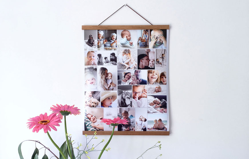 poster aufhanger fur ihre fotocollage